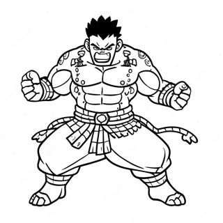 Pagina Para Colorear De Katakuri En Pose De Batalla 51465-42862