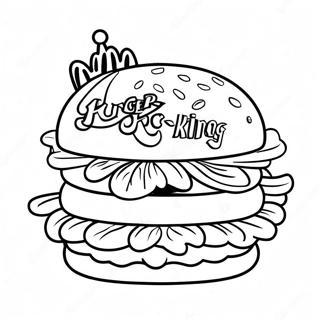 Pagina Para Colorear Del Logo De Burger King 51484-42874