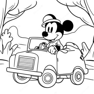 Pagina Para Colorear De Aventura De Safari De Mickey Mouse 51544-42924