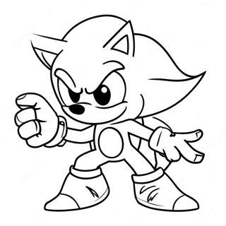 Pagina Para Colorear De Monster Sonic Feroz En Accion 51705-43056