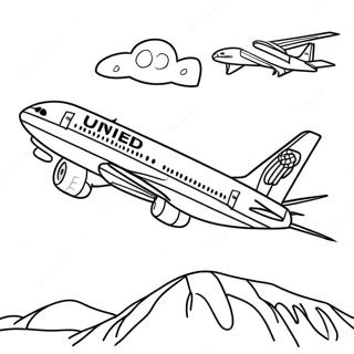 Pagina Para Colorear De United Airlines 51714-43068