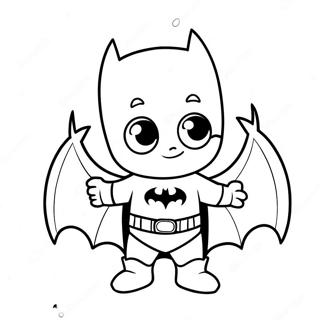 Pagina Para Colorear De Bebe Batman Lindo En Panales 51795-43139