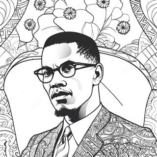 Pagina Para Colorear De Malcolm X 51894-43202