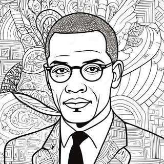 Pagina Para Colorear De Malcolm X 51894-43204