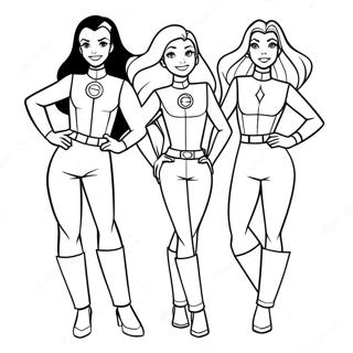 Pagina Para Colorear De Totally Spies 51995-43273