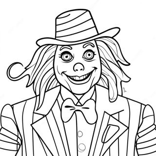 Beetlejuice Páginas Para Colorear