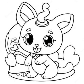 Pagina Para Colorear De Jewelpet 52085-43343