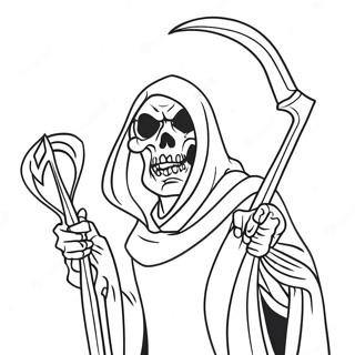 Pagina Para Colorear Del Demonio Grim Reaper 52135-43390