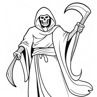 Pagina Para Colorear Del Demonio Grim Reaper 52135-43392