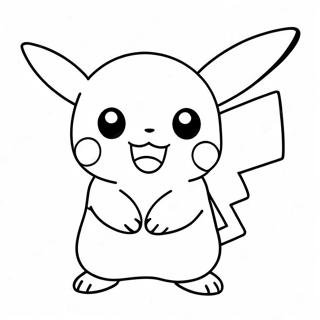 Pagina Para Colorear De Pikachu Nina 52185-43427