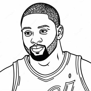 Dwyane Wade Páginas Para Colorear