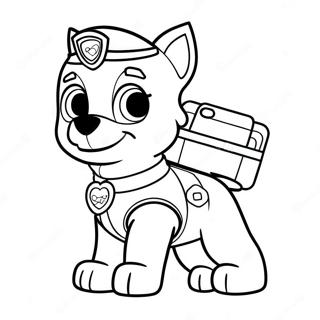 Pagina Para Colorear De Los Valentinianos De Paw Patrol 52346-43548