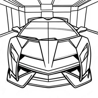 Lamborghini Veneno Páginas Para Colorear