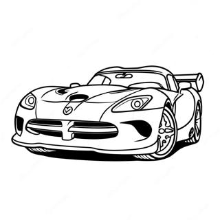 Pagina Para Colorear De Coche Deportivo Dodge Viper 52446-43626