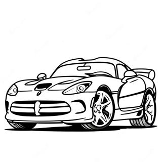 Pagina Para Colorear De Coche Deportivo Dodge Viper 52446-43627