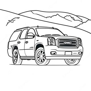 Gmc Yukon Páginas Para Colorear