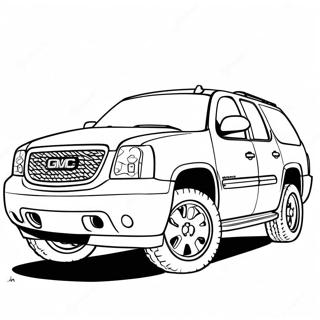 Gmc Yukon Páginas Para Colorear