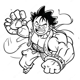 Pagina Para Colorear De Luffy Gear 4 Snakeman 52626-43769