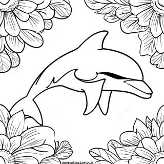 Pagina Para Colorear Del Logo De Los Miami Dolphins 5262-4219