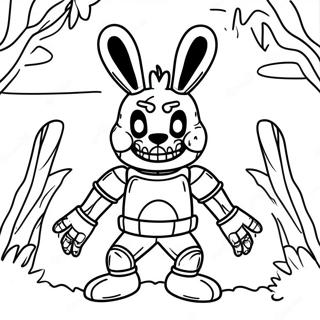 Springtrap De Cuerpo Completo Páginas Para Colorear