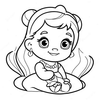 Pagina Para Colorear De La Bebe Princesa De Disney 5272-4226