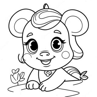 Pagina Para Colorear De La Bebe Princesa De Disney 5272-4228