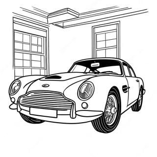 Pagina Para Colorear Del Clasico Coche Deportivo Aston Martin 52737-43863