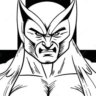 Pagina Para Colorear De Animal Wolverine 52866-43962