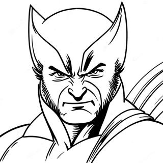 Pagina Para Colorear De Animal Wolverine 52866-43963