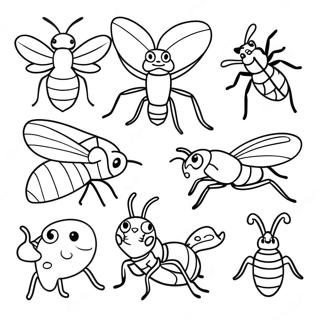 Pagina Para Colorear De Insectos 5292-4243