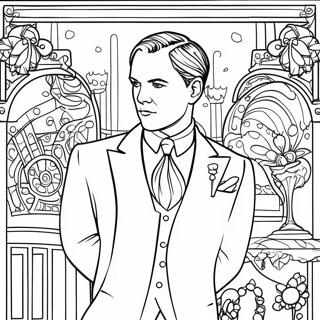 El Gran Gatsby Páginas Para Colorear