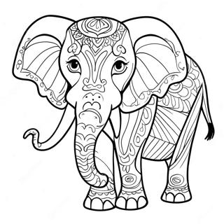 Pagina Para Colorear De Elefante Africano 53086-44138