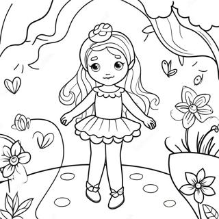 Pagina Para Colorear De Jardin Fairycore Caprichoso 53137-44174