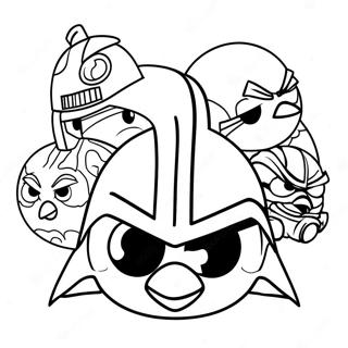 Pagina Para Colorear De Angry Birds Star Wars 53176-44215