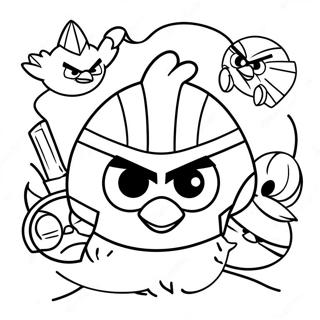 Pagina Para Colorear De Angry Birds Star Wars 53176-44216