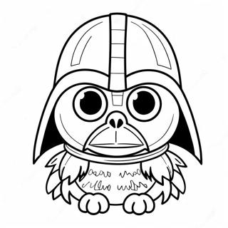 Pagina Para Colorear De Pajaro Enojado Darth Vader 53177-44203