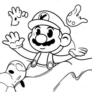 Pagina Para Colorear De Luigi Y Fantasmas 53187-44217