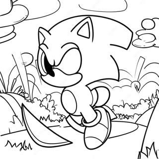 Pagina Para Colorear De Sonic Lost World 53307-44302