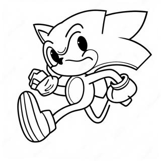 Pagina Para Colorear De Sonic Corriendo Rapido 53308-44307