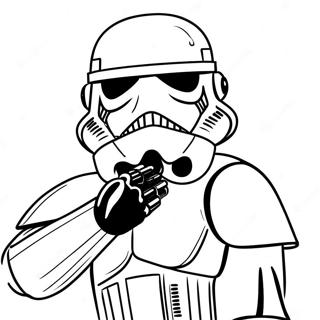 Pagina Para Colorear De Un Storm Trooper Clasico 5333-4270