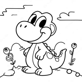 Mundo Creado De Yoshi Páginas Para Colorear