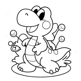 Pagina Para Colorear Del Mundo Creado De Yoshi 53357-44339