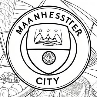 Pagina Para Colorear Del Logo Del Manchester City 53387-44359