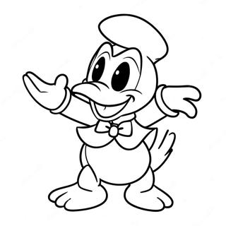 Pagina Para Colorear De Donald Duck Jugueton 53459-44413