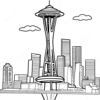 Seattle Páginas Para Colorear