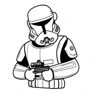 Pagina Para Colorear De Scout Trooper Sin Miedo 53599-44677