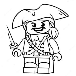 Pagina Para Colorear Del Capitan Pirata De Lego 53629-44545