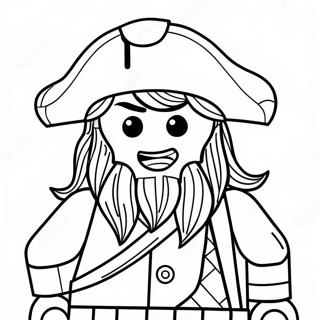 Pagina Para Colorear Del Capitan Pirata De Lego 53629-44548