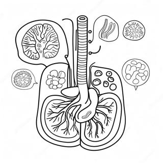 Pagina Para Colorear Del Diagrama Del Sistema Digestivo 53638-44555