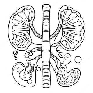 Pagina Para Colorear De Organos Digestivos Coloridos 53639-44713